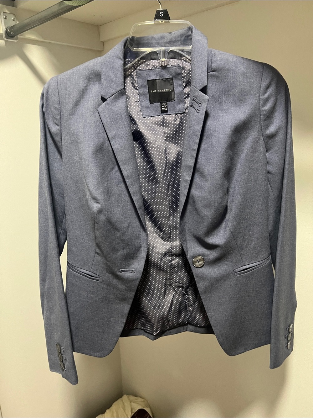 The Limited Navy Single-Button Women's Blazer